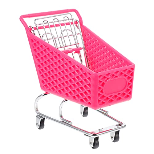 Mini carrello della spesa: puoi usarlo per riporre penne, matite, blocchi note, cosmetici, cellulari e altri gadget, e rendere il tuo tavolo pulito e organizzato, creative iron craft