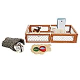 Educativos y versátiles Schleich - Scenery Pack zoológico Infantil (41814)