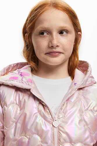 Desigual EXT_HEARTS, 3098 NEON PINK, 3/43