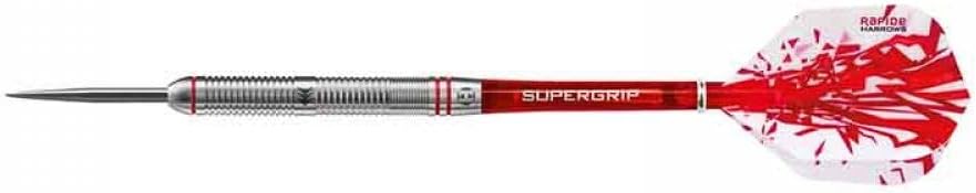 21g Harrows RAPIDE 90% Tungsten Steel Tip Darts RINGED BARREL