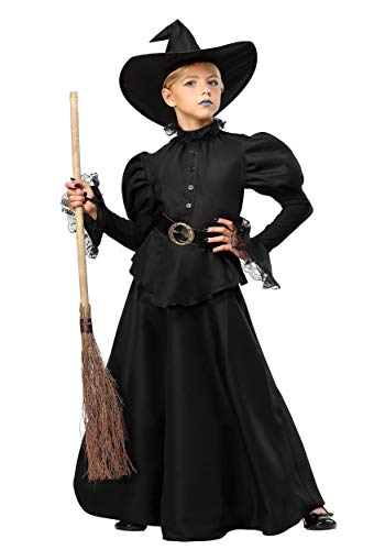 Disfraz clásico de bruja gótica para niñas talla X-Small miniatura 2
