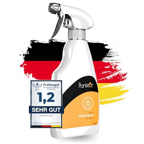 Preisvergleich Produktbild SCHÄDLINGSMEISTER® Milbenspray 500 ml - Milbenspray für Matratzen und Textilien - Milben effektiv bekämpfen ohne Permethrin - Hausstaubmilben bekämpfen - Anti Milben Spray - AMP 2 CL - Made in Germany