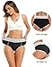 POKARLA Womens Cotton Underwear High Waisted Full Coverage Underpants Soft Breathable Postpartum Panties Stretch Briefs Black