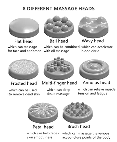 Byfumo Cellulite Massager, Wireless Rechargeable Handheld Cellulite Remover, Body Shaper Machine, Electric Back Massager - White #TOP5