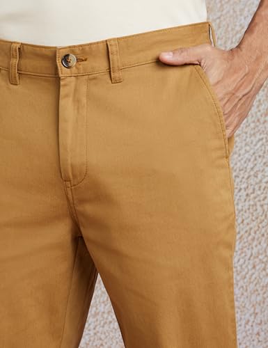 Image of Amazon Brand - Symbol Men's Casual Regular Fit Cotton Pants | Chinos | Trousers