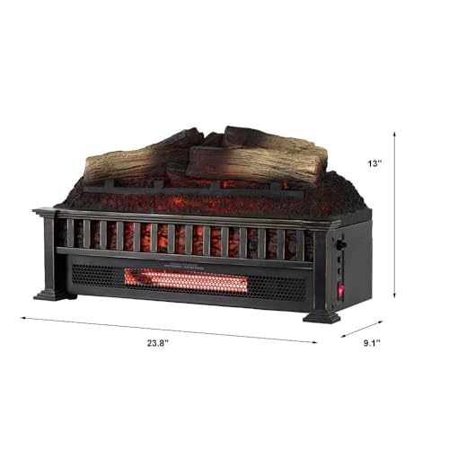 Country Living CL-LS-812-1 23 Inch Electric Log Set | 1000 Sq Ft Heater - Faux Logs Insert With Infrared Flames For Existing Fireplaces thumb #5