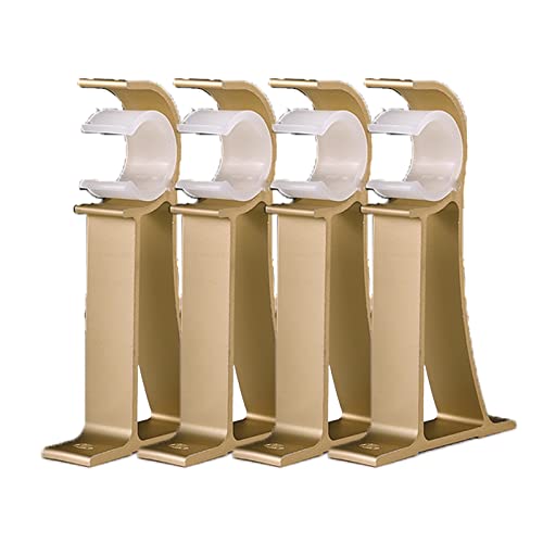 ♟ [Ampio utilizzo] Telaio per aste per tende in alluminio, adatto per aste per tende sul soffitto o sulla parete. È adatto anche per aste appendiabiti, portasciugamani, supporti per aste appendiabiti, ringhiere da cucina, ecc.
