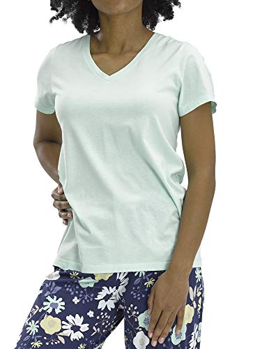 Image of HUE Women's 3 /4 Sleeve V-Neck Sleep Tee