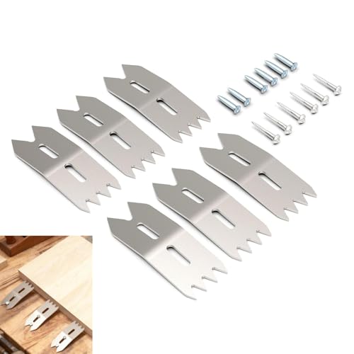 6PCS Slab Clamping Dogs for Woodworking Tools Woodworking Limit Clamp Set Aluminum Alloy Wood Board Fixing Clamp for Accurate Positioning