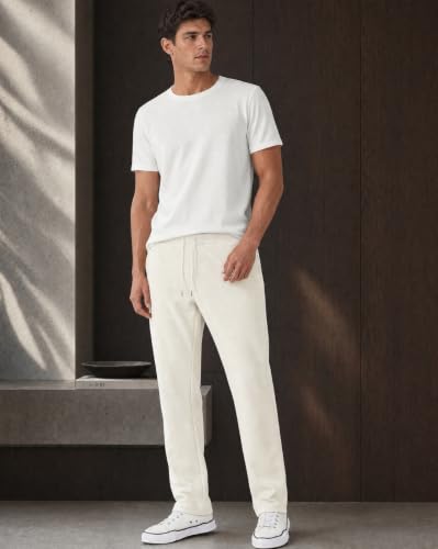 Image of Nobero Joggers for Men | Solid Trackpants for Men | Regular Fit | Elasticated Waist with Drawcord | Soft & Breathable Fabric | Casual Everyday Wear