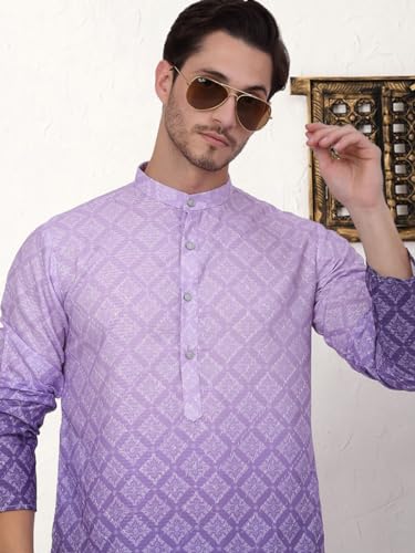 Image of Jompers Men's Cotton Regular Fit Casual Kurta