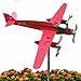 Produktbild Flugzeug-Windspinner | Flugzeug-Gartenspinner, Garten-Windstecker | Metallflugzeug-Wetterfahne-Dekoration | Fliegende, drehende Flugzeug-Windskulptur | Windmühlen-Gartenstecker für Hof, Balkon