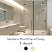 BE-TOOL Stainless Steel Glass Clamp, Adjustable Glass Brackets 3.94*1.69