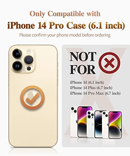 Gviewin Case Compatible With Iphone 14 Pro 6.1 Inch, [10Ft Military-Grade Drop Tested] Marble Stylish Cases Shockproof Protective Slim Thin Soft Tpu Phone Cover For Women 2022 (Drift Sand/Brown) #TOP1