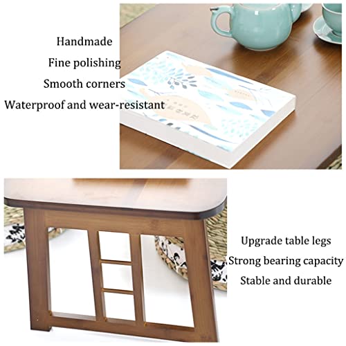 Support d'ordinateur multifonctionnel et table basse pliable en bois - 3