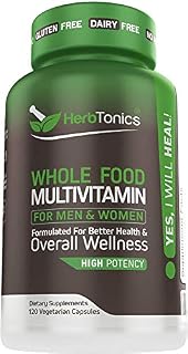 Whole Food Multivitamin for Women & Men with 62 Superfoods From Whole food
