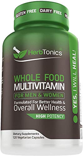 Whole Food Multivitamin for Women & Men with 62 Superfoods From Whole food