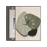WXQTM Quadro da Appendere con Orologio E Contatore Stile Verticale Stile Scorrevole Quadro Decorativo Per Quadro Elettrico Adatto Per Corridoi (D,50x40cm)