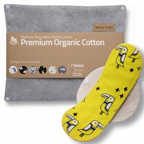 Protège-slip lavable coton bio ultra respirant et lavable à haute température