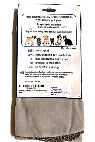 521901 Stuff It Yourself Pet Bed, 20 Inch X 30 Inch, Grey #TOP1