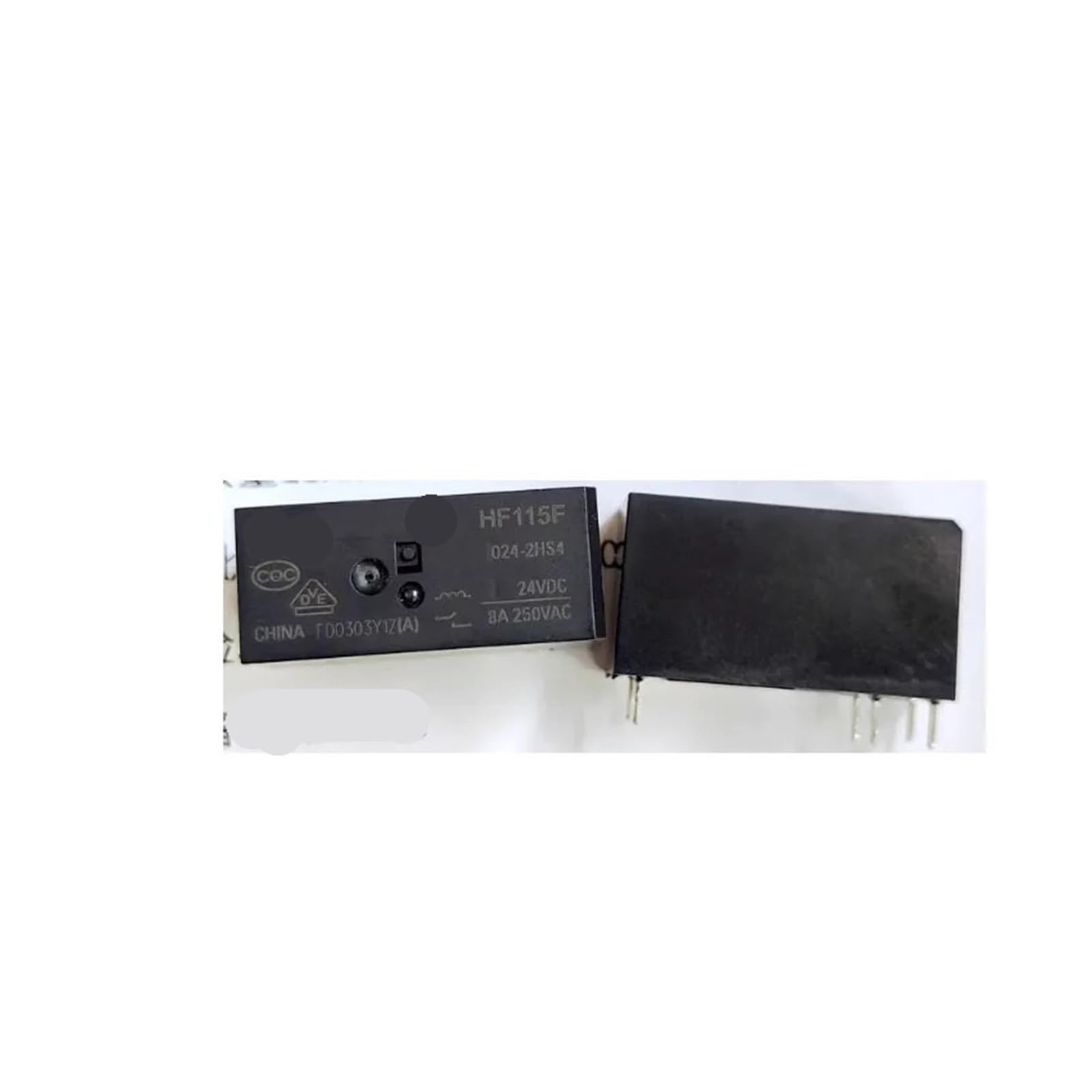 OSHZIKJII HF115F 024-2HS4 HF115F 024 2HS4 24VDC 8A 6foot relay(10PCS)