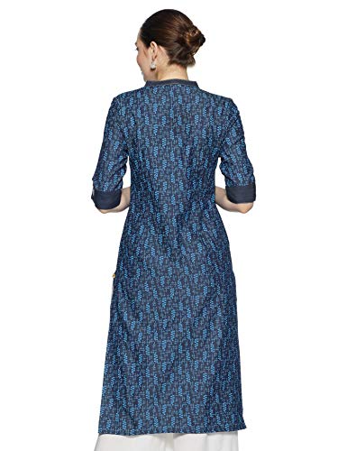 Image of Aurelia Women's Cotton Regular Fit Casual Kurta