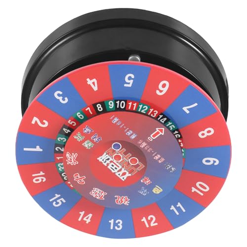 FELTECHELECTR Elektrisches Roulette Partyspiel mit Bruchsicherem Kunststoff und Elektronischen Bauteilen Optimiert für Ktv Spiele und Veranstaltungen