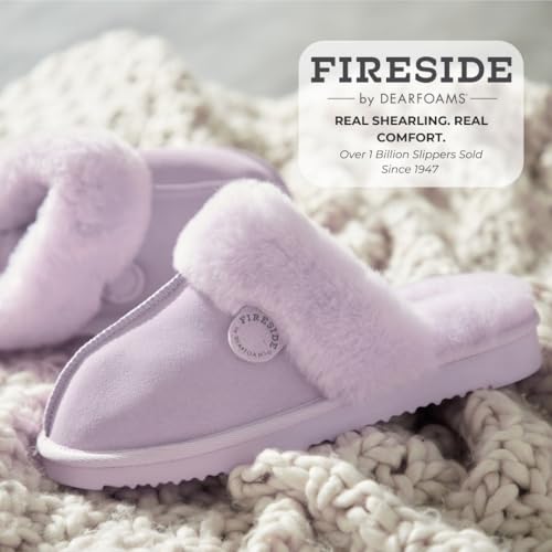 Image of Fireside by Dearfoams womens Sydney Genuine Shearling Scuff
