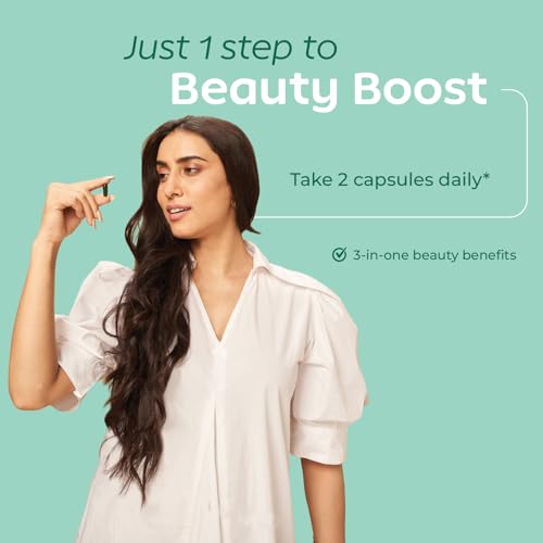 Image of Arth Biotin Capsules For Hair Growth, Skin & Nails - 180 Veg Capsules for Men & Women | Vitamin A, B, D3, Folic Acid, Keratin Builder & Hyaluronic Acid | Supplement For Healthy Hair, Nails & Skin
