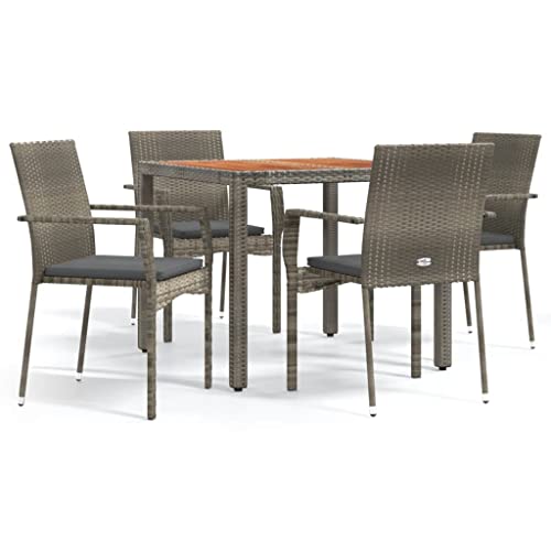 Ensemble à manger de jardin résine tressée Solivagant compact pour optimiser votre terrasse - 2