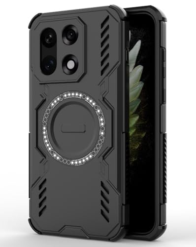 Image of Back Cover Case for OnePlus 15 5G | 360 Protection Mobile Phone Case Mag-Safe | Camera Protection | Back Cover for 1 + OnePlus15 5G / One Plus 15 5+G - Black TPU+PC