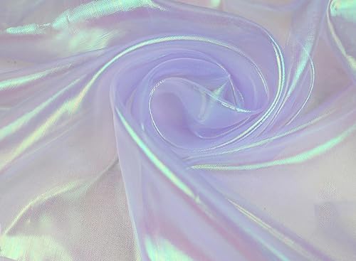 Duories - Tessuto in organza al metro per cucito, 50 cm x 150 cm, organza glitterata colorata per fai da te, abbigliamento in tulle, gonna in tulle, tende, sciarpe, tovaglie per matrimoni, feste