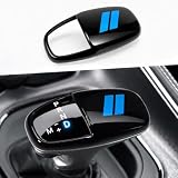 SENSHINE Cubierta para pomo de palanca de cambios para Dodge Charger Accesorios 2015-2023 Challenger 2015-2024 Durango 2016-2025 2026 ABS Interior Shell Inserto Decoración Protector de palanca de
