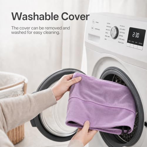 Image of Sunolga Door Draft Stopper, Removable Washable Cover, 38 inch, Purple