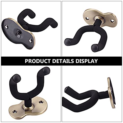 EXCEART Wall Mount Guitar Hanger Metal Foam Guitar Display Hanger Wall Hook Holder Stand for Bass El