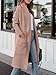 ANRABESS Women's Long Cardigan Sweater 2025 Fall Fashion Casual Oversized Knit Open Front Coatigan Jacket Coat Outfits Peach Khaki Medium