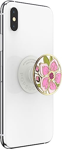 Image of PopSockets Phone Grip with Expanding Kickstand, Enamel Cherry Blossom