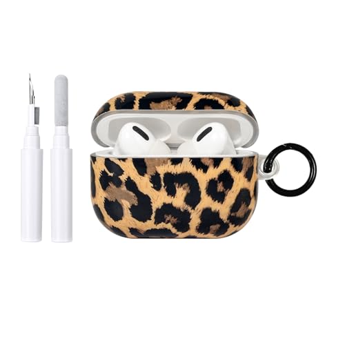 inewateri AirPods Pro 3 �P�[�X �N���[�i�[�L�b�g�t�� �L���[�g �u���E�� ���I�p�[�h �N�[�� �A���o�[ ���g�� ���w �f�U�C�� �K�[���Y ���f�B�[�X �ϏՌ� �L�[�`�F�[�� �J�o�[ Airpods Pro 3 �u���b�N