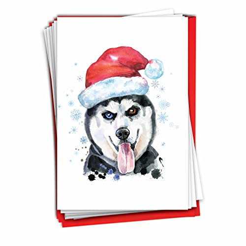 The Best Card Company Merry Mutts - 12 [NX}X O[eBOJ[h t (4.63 x 6.75C`) - ͂̐̌ nXL[pbv C2915DXSG-B12x1