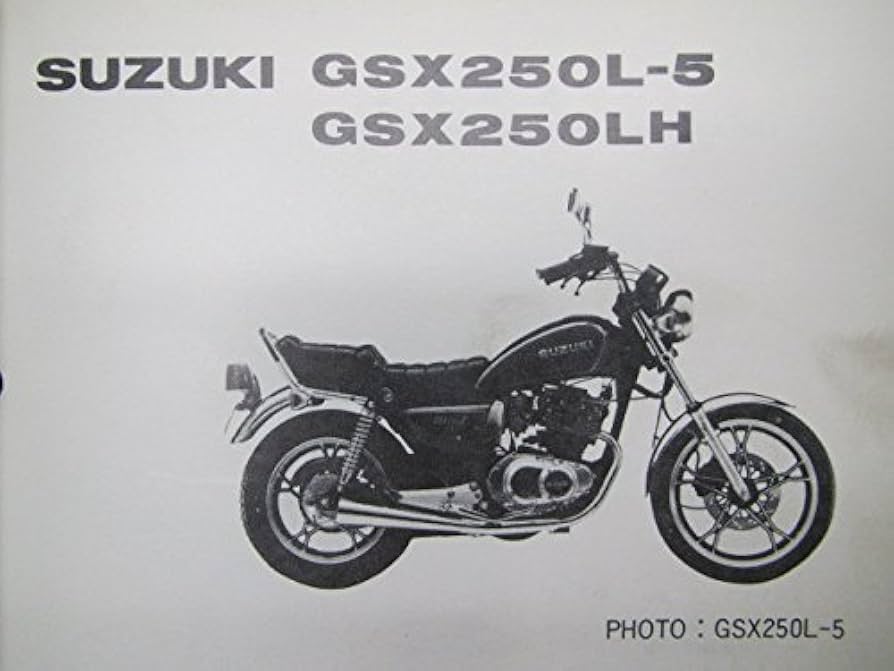 Amazon.co.jp: GSX250L パーツリスト スズキ 正規 中古 バイク 整備書