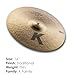 Zildjian 16 inch K Custom Dark Crash Cymbal