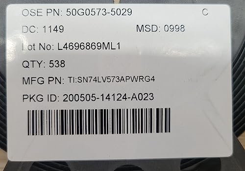 (1 PC) SN74LV573APWRG4 TI IC D-Type TRANSP SGL 8:8 20TSSOP