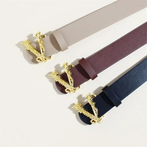 Women’S PU Leather Belt Waist Strap Lady Dress Coat Sweater Decorative Waistband3