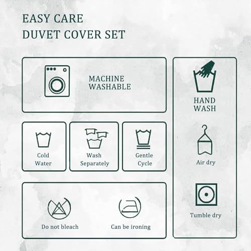 Housses de Couettes Microfibre Douce avec Fermeture Éclair Fluide 240x260 - 8