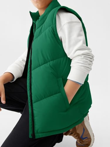 Image of Meikulo Boys Puffer Vest Zip Up Quilted Gilet Sleeveless Jackets