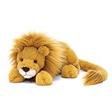 Adorable jefe de la selva, este osito de peluche real tiene una cola larga de borla y un colecho suave y esponjoso.