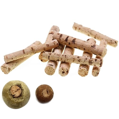 Juego de 20 palitos de corcho para pesca de carpa miniatura 1