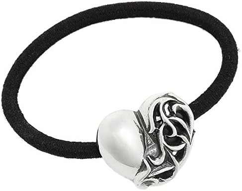 Amazon Co Jp クロムハーツ Chrome Hearts クロムハーツ ヘアゴム Chrome Hearts Hair Band Heart Silver Top ヘアバンド ブレスレット ハート シルバー トップ シルバー 並行輸入品 ビューティー