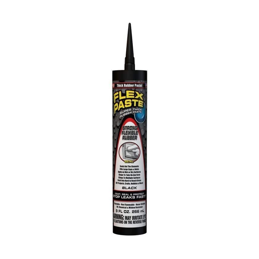RUBBER PASTE BLACK 9OZ