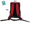 Red Dog Carrier Backpack for Outdoor Use